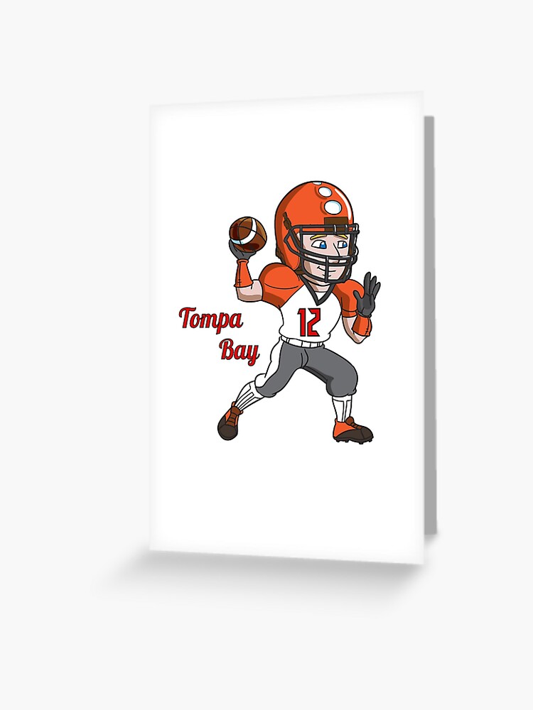 Tompa Bay Brady Football Tampa | Greeting Card