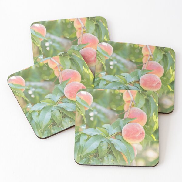 Item preview, Ripe Summer Peaches in an Okanagan Orchard designed and sold by Amy Mitchell.
