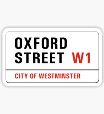Oxford Street, London Street Sign, UK Sticker