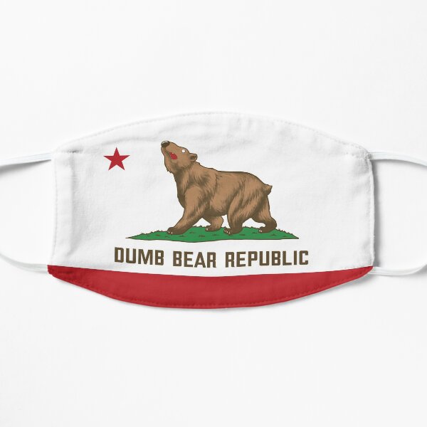 Dumb Bear Republic Flag Small Mask