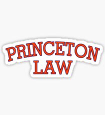 Princeton Law Sticker