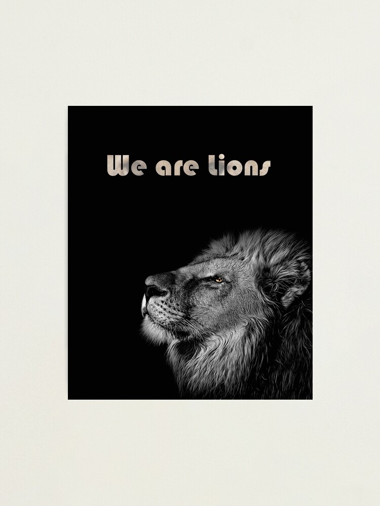 Lámina fotográfica «SOMOS LEONES» de ByLorin | Redbubble