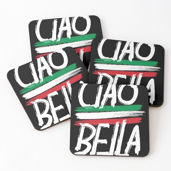 Item preview, Ciao Bella Italy Flag product, Italian Tee print designed and sold by Lisbob.