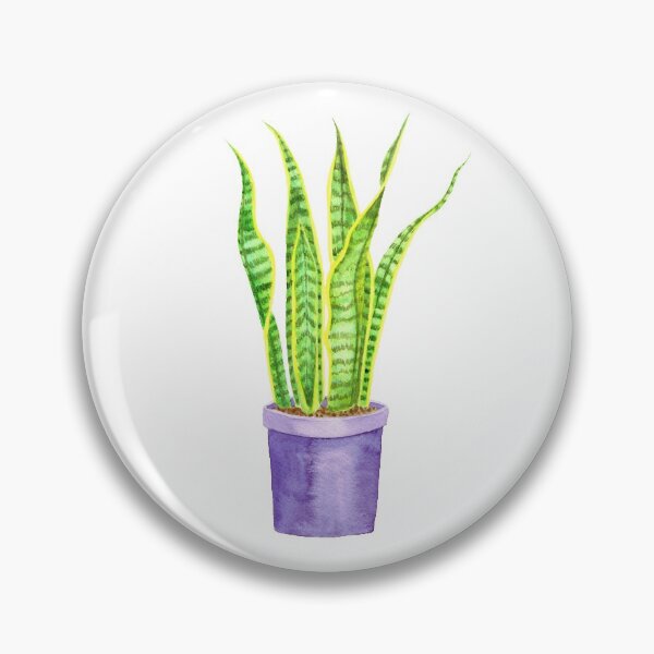 Item preview, Watercolour Snake Plant Succulent designed and sold by Rebekah Melville.