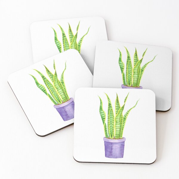 Item preview, Watercolour Snake Plant Succulent designed and sold by Rebekah Melville.