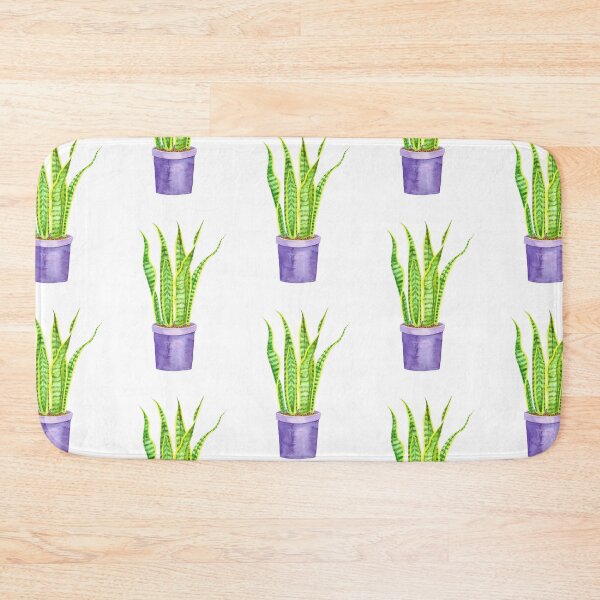 Item preview, Watercolour Snake Plant Succulent designed and sold by Rebekah Melville.