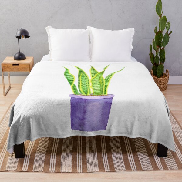 Item preview, Watercolour Snake Plant Succulent designed and sold by Rebekah Melville.