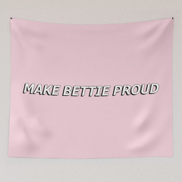 Item preview, MAKE BETTIE PROUD PINK AND BLACK  designed and sold by Stickers by SoSrat.