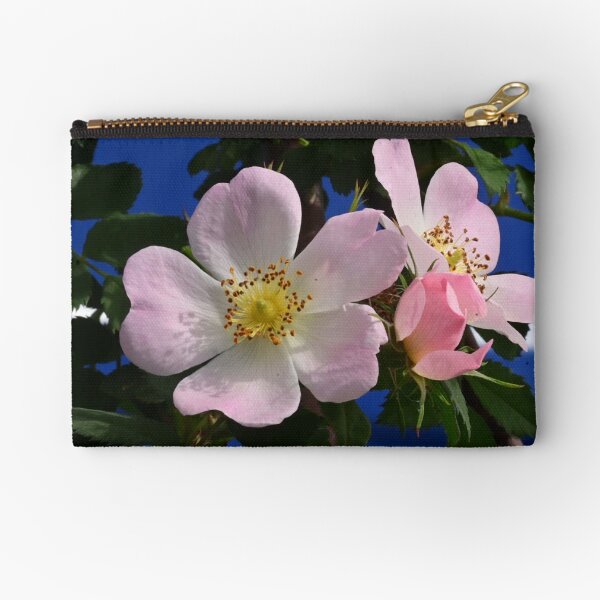 Elegance of dog rose Zipper Pouch