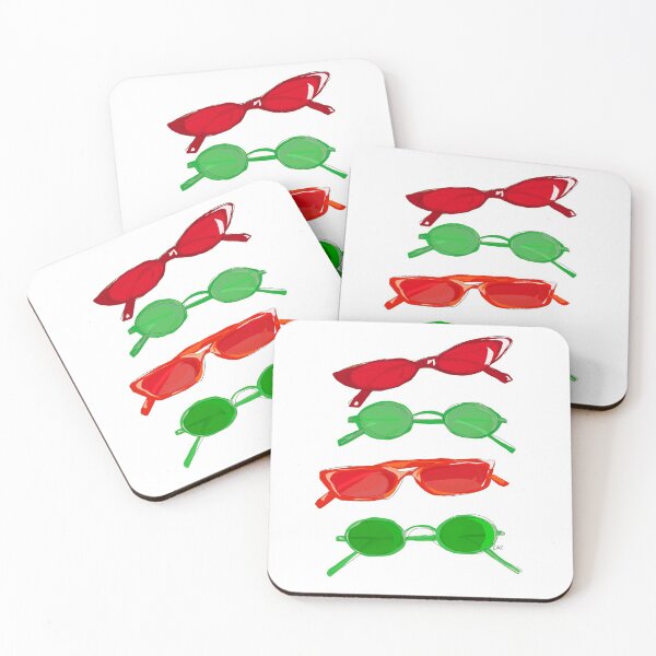 Item preview, Red and Green Sunglasses  designed and sold by lucychapman01.