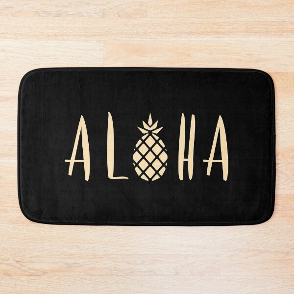 Item preview, Geometric Tropical Pineapple Aloha - Peach Black designed and sold by MysticMagpie.