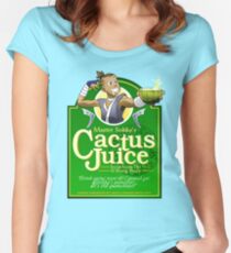 Master Sokka's Cactus Juice Women's Fitted Scoop T-Shirt