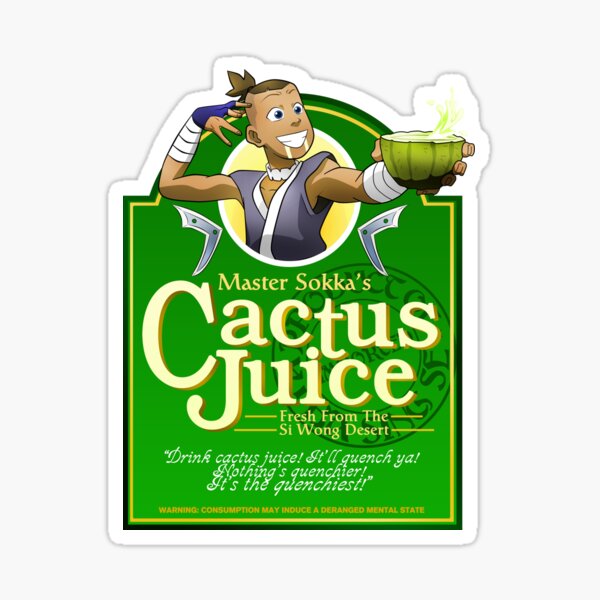 Jus de cactus de maître Sokka Sticker