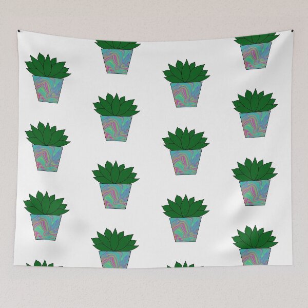 Item preview, Light Colorful Marbled Succulent designed and sold by blejsart.