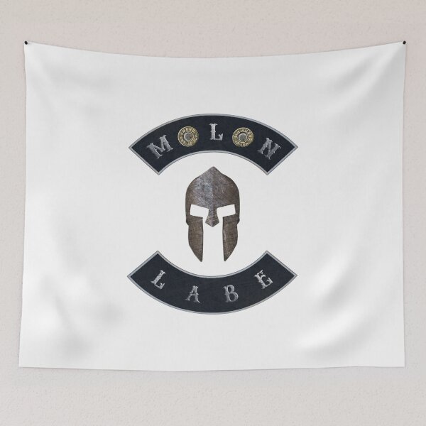 Item preview, Molon Labe in Rockers with Spartan Helmet designed and sold by MadBadDangerous.