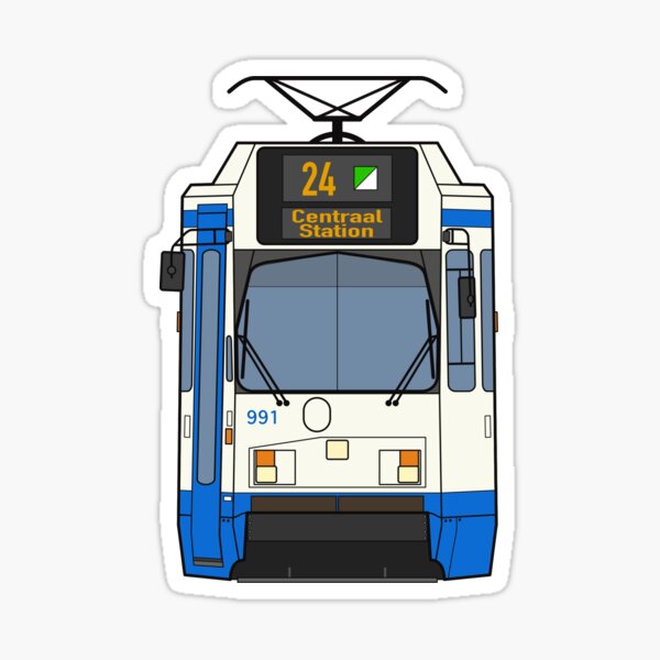 Item preview, Amsterdam Tram designed and sold by CarefulCharlie.