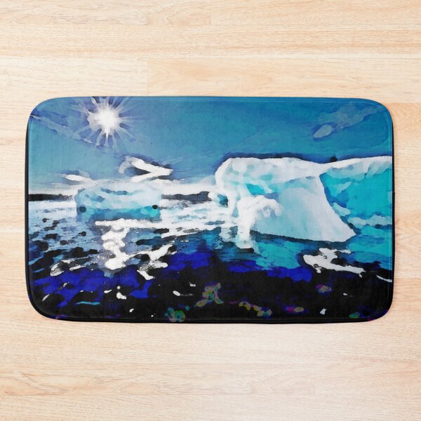 Item preview, Night ice oil painting designed and sold by BatholomewMat.