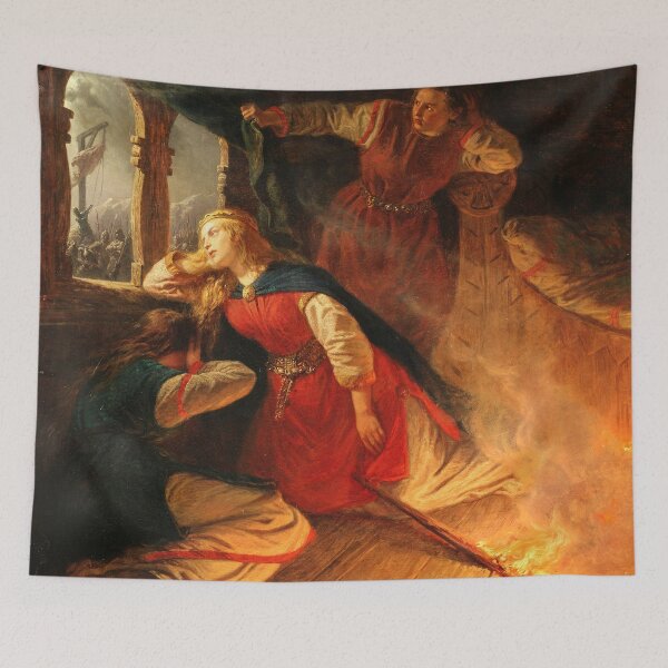 Item preview, Signe Seeks Death in the Flames of Her Bower designed and sold by brushandframes.