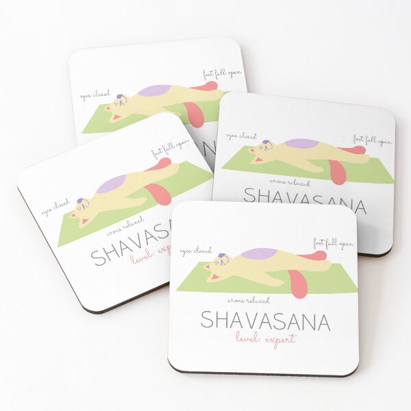 Item preview, Yoga Cat - Shavasana designed and sold by Anna Gieron.