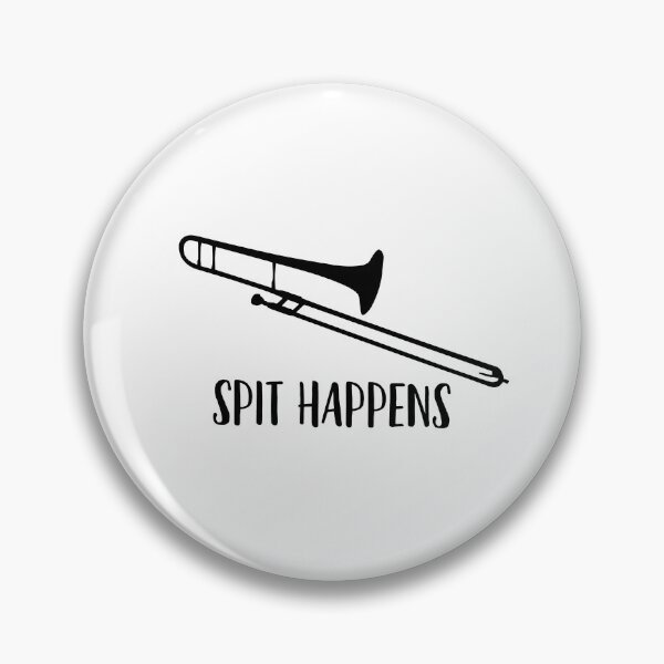 Item preview, Funny Trombone Player Design - Spit Happens designed and sold by EstelleStar.