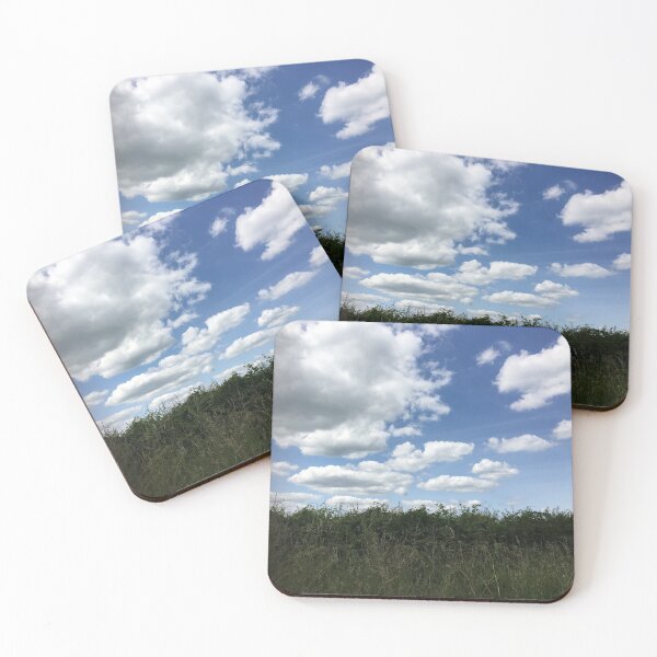 Item preview, Blue Sky White Clouds English Countryside Landscape designed and sold by KristaPeacock.