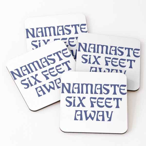 Item preview, Namaste 6 feet away designed and sold by DAN13L.