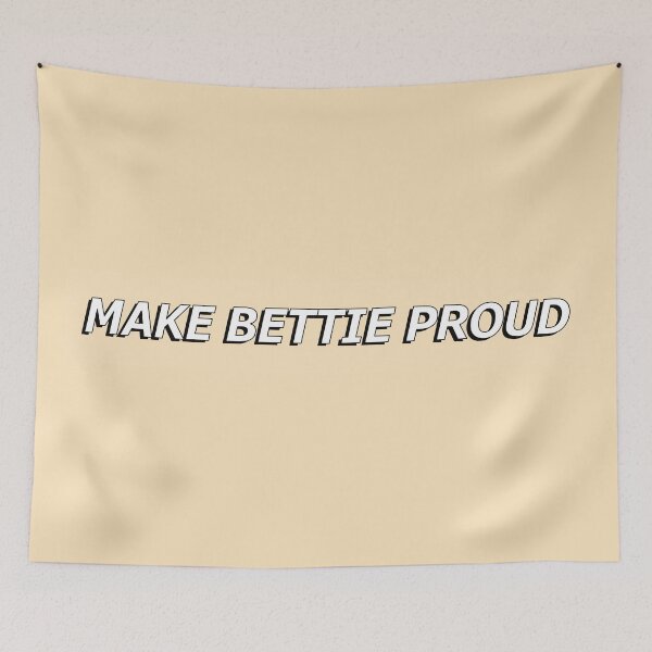 Item preview, MAKE BETTIE PROUD YELLOW AND BLACK  designed and sold by Stickers by SoSrat.