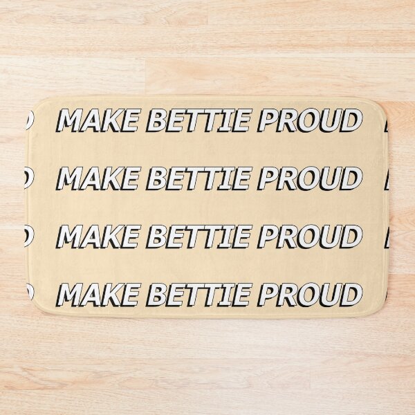 Item preview, MAKE BETTIE PROUD YELLOW AND BLACK designed and sold by Stickers by SoSrat.