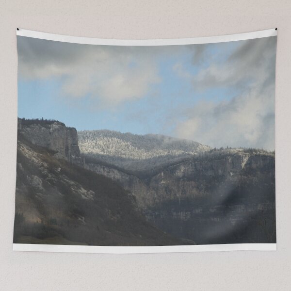 Item preview, Sunny day on the cliffs mountains	 designed and sold by EstelleRossetti.