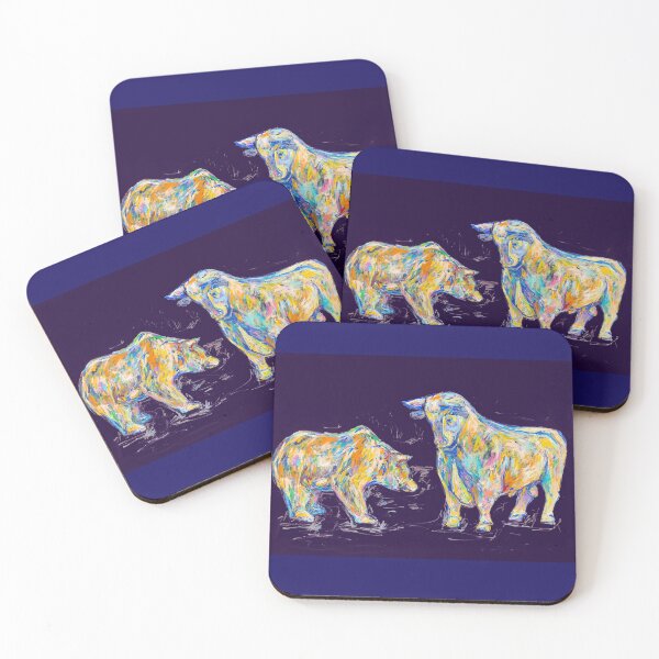 Item preview, Bull and bear designed and sold by Nicole Leidenfrost.