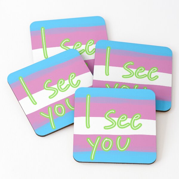 Item preview, Trans flag I see you ally designed and sold by EarthlingHelena.
