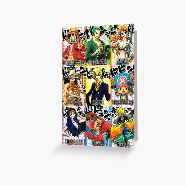 Cartes De Vœux Sur Le Theme One Piece Redbubble