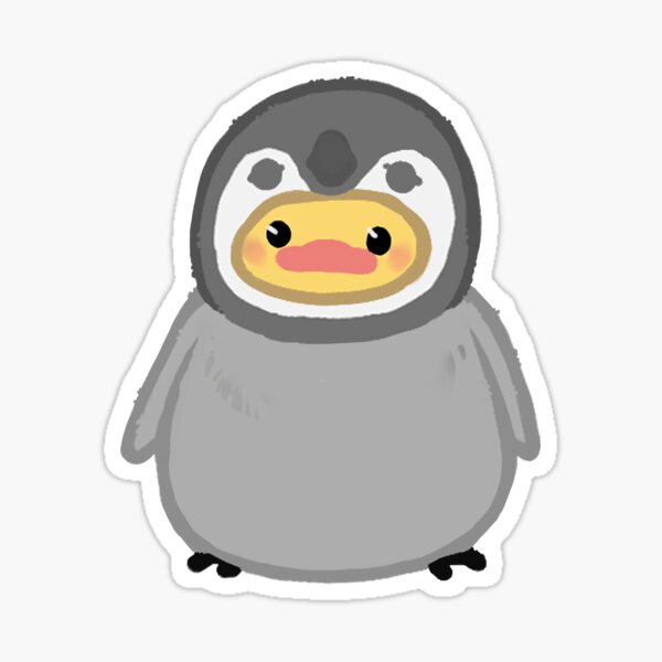 Baby Penguin Birdblob Sticker