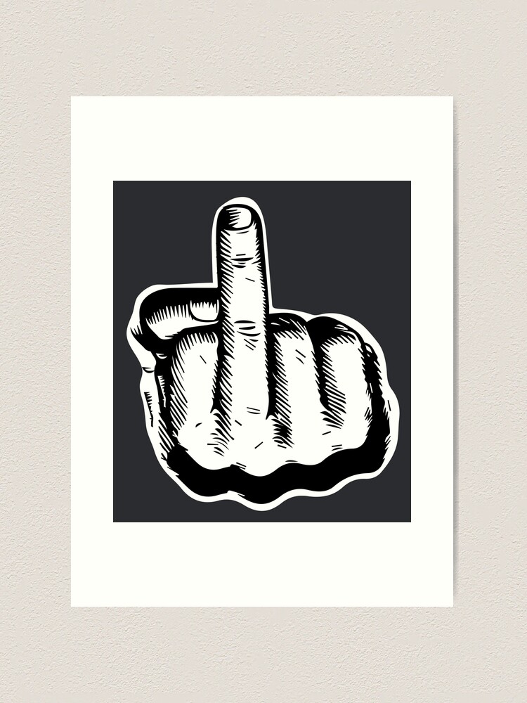 【BiG】FUCK IT!middle fingar 中指　fuck you! Amazon.com: Fuck You Flipping Off Middle Finger Waterproof