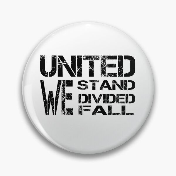 Item preview, United We Stand Divided We Fall-colbertlateshow designed and sold by Ms-Nach.