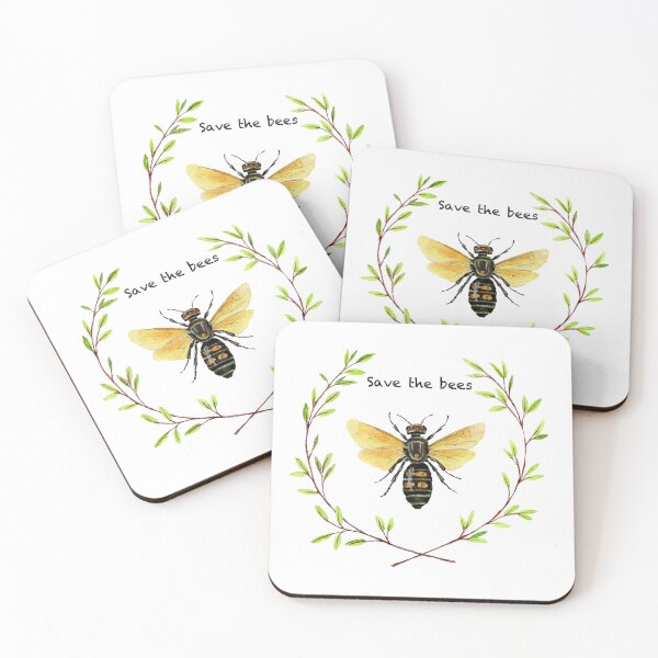 Item preview, Save the Bees gardener designed and sold by Swagata Sarkar.