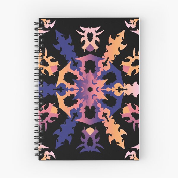Item preview, Mandala con pinchos actual azul y naranja designed and sold by SirCrim.
