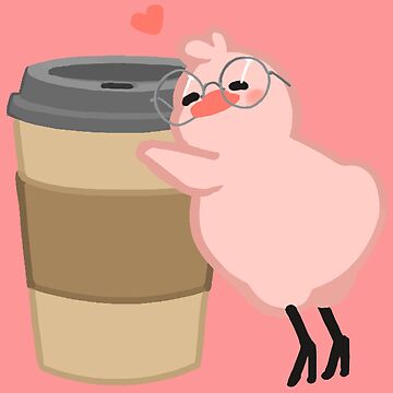 Artwork thumbnail, Coffee Hug Birdblob by Sabtastic