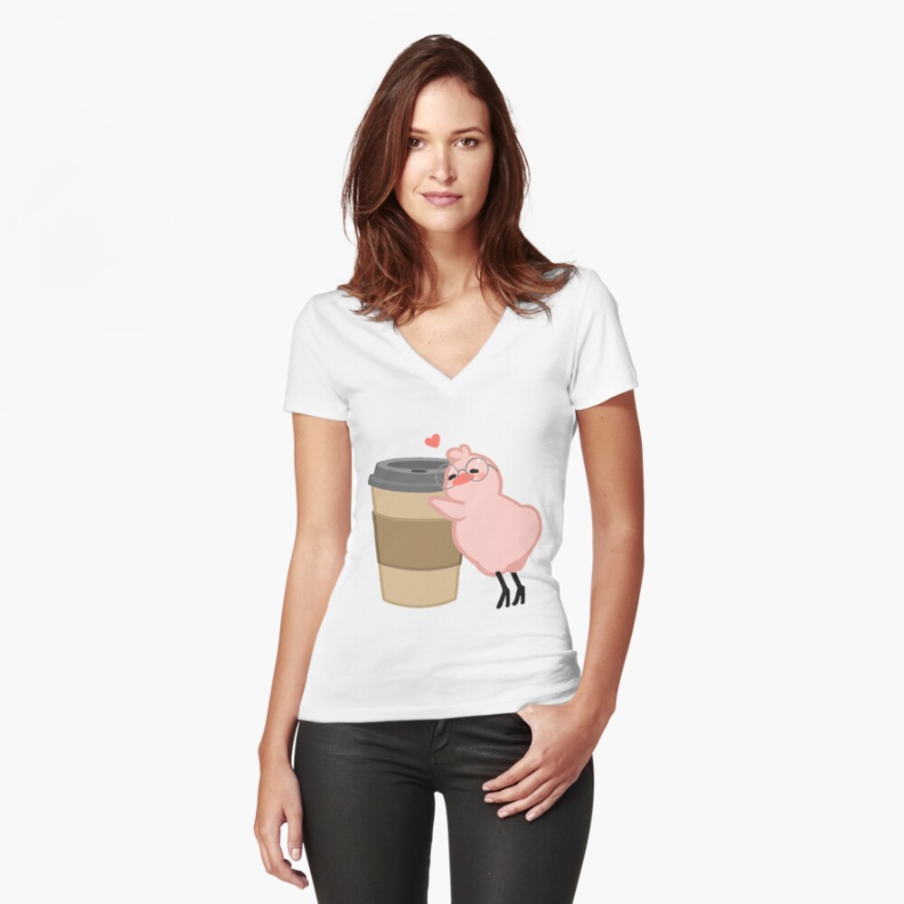 Item preview, Fitted V-Neck T-Shirt designed and sold by Sabtastic.
