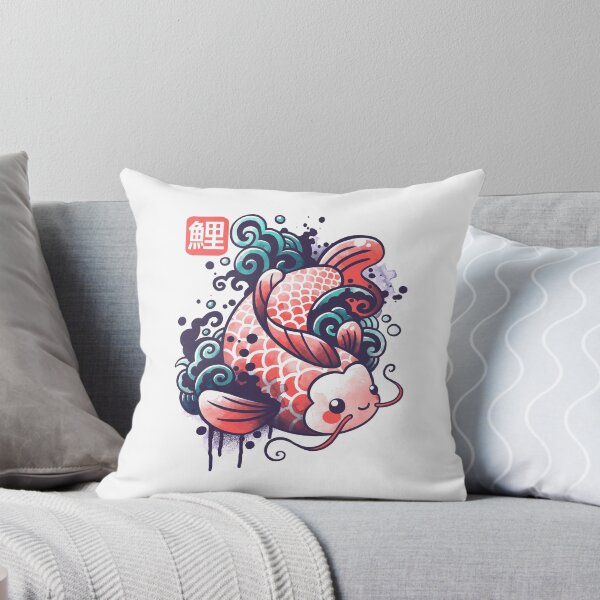 Item preview, koi carp fish watercolor designed and sold by NemiMakeit.