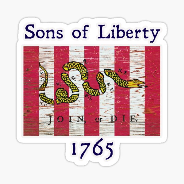 Sons of Liberty Flag 1765 Sticker