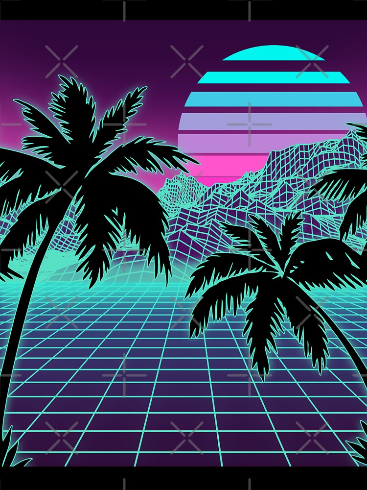 Retro 80s Vaporwave Outrun Style T-Shirt Retro 80s Vaporwave Outrun Style T-Shirt