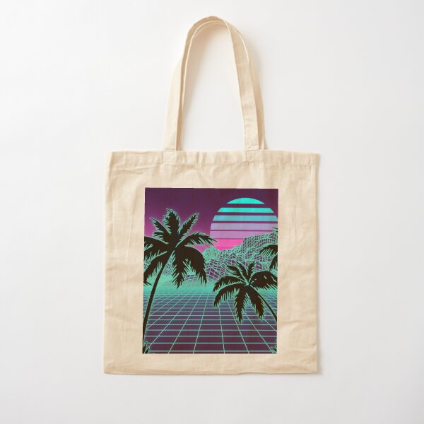Retro Beach 80's Aesthetic Tote Bag