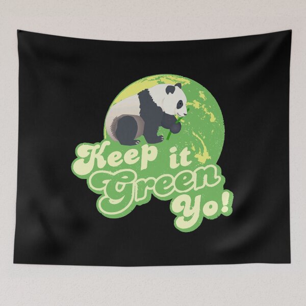 Item preview, Keep It Green Panda Yo designed and sold by flippinsg.