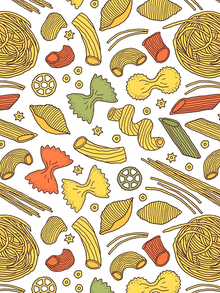 Thumbnail 4 of 4, iPhone Case, Pasta Pattern designed and sold by edwardecho.