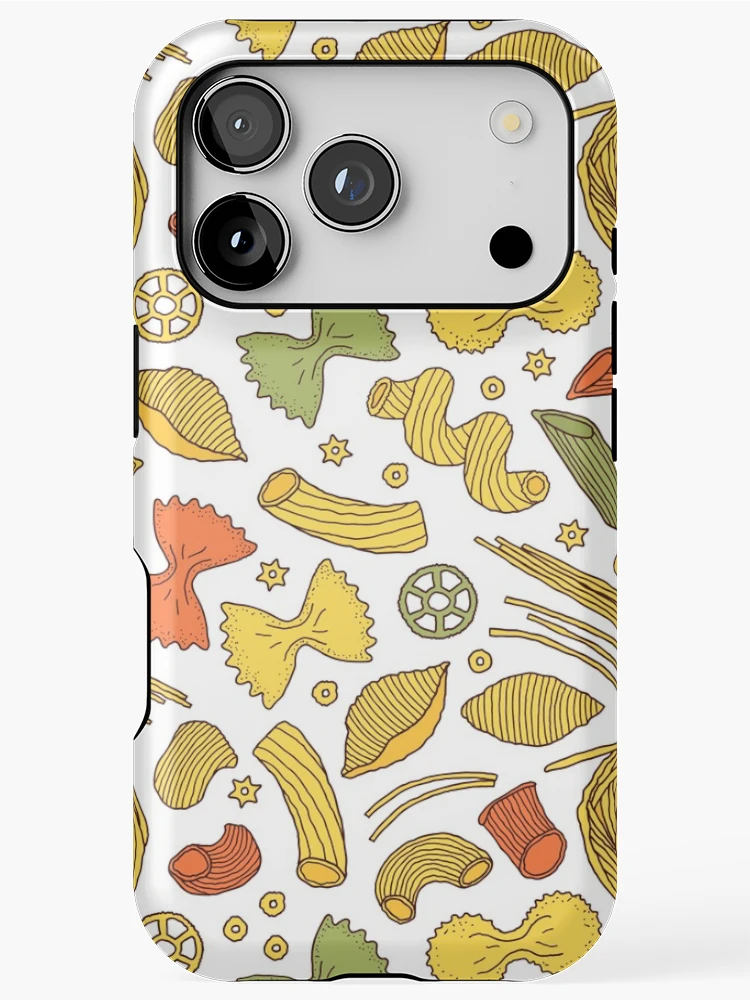 Thumbnail 1 of 4, iPhone Case, Pasta Pattern designed and sold by edwardecho.