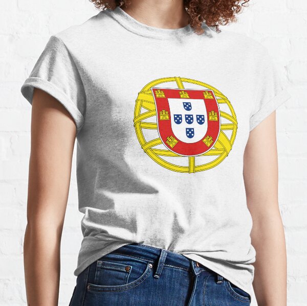 Escudo de armas menor de Portugal Camiseta clásica