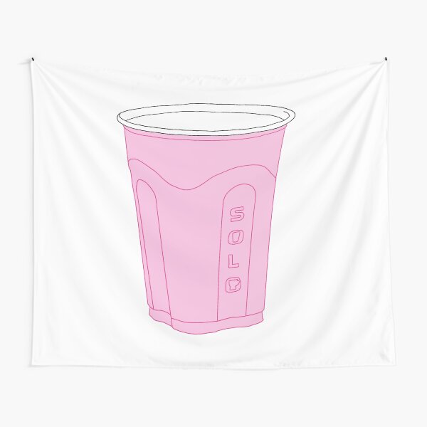 pink solo cup Tapestry