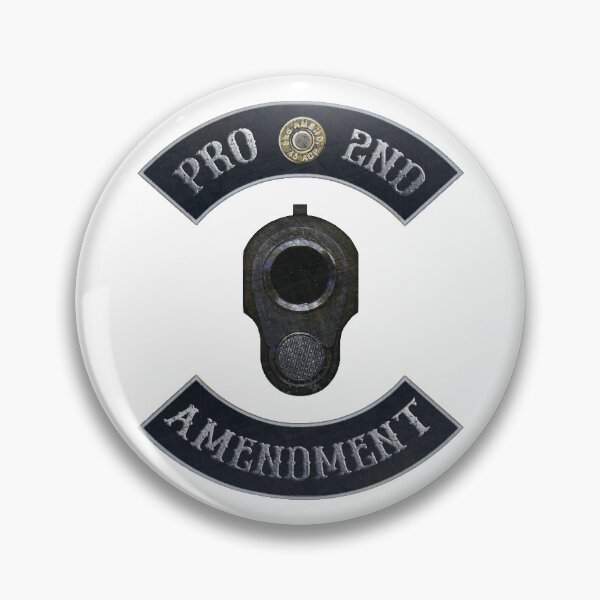 Item preview, Pro 2nd Amendment in Rockers with M1911 Colt 45 Muzzle designed and sold by MadBadDangerous.