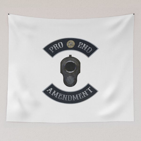 Item preview, Pro 2nd Amendment in Rockers with M1911 Colt 45 Muzzle designed and sold by MadBadDangerous.